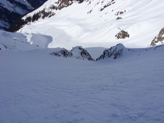 Kaltenberg Nord-Rinne - noch keine Spur :-)