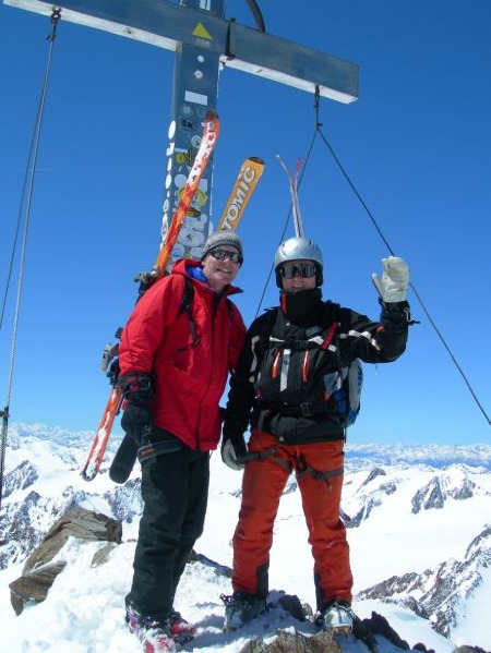 Grüsse von der Wildspitze dem zweithöchsten Berg Österreichs - 3774m